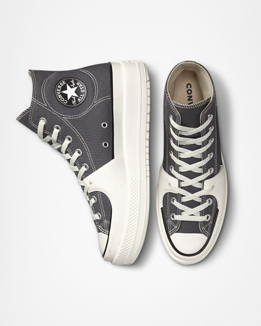 Men's Converse Chuck Taylor All Star Construct High Top Shoes Grey / White | AU 3548CM